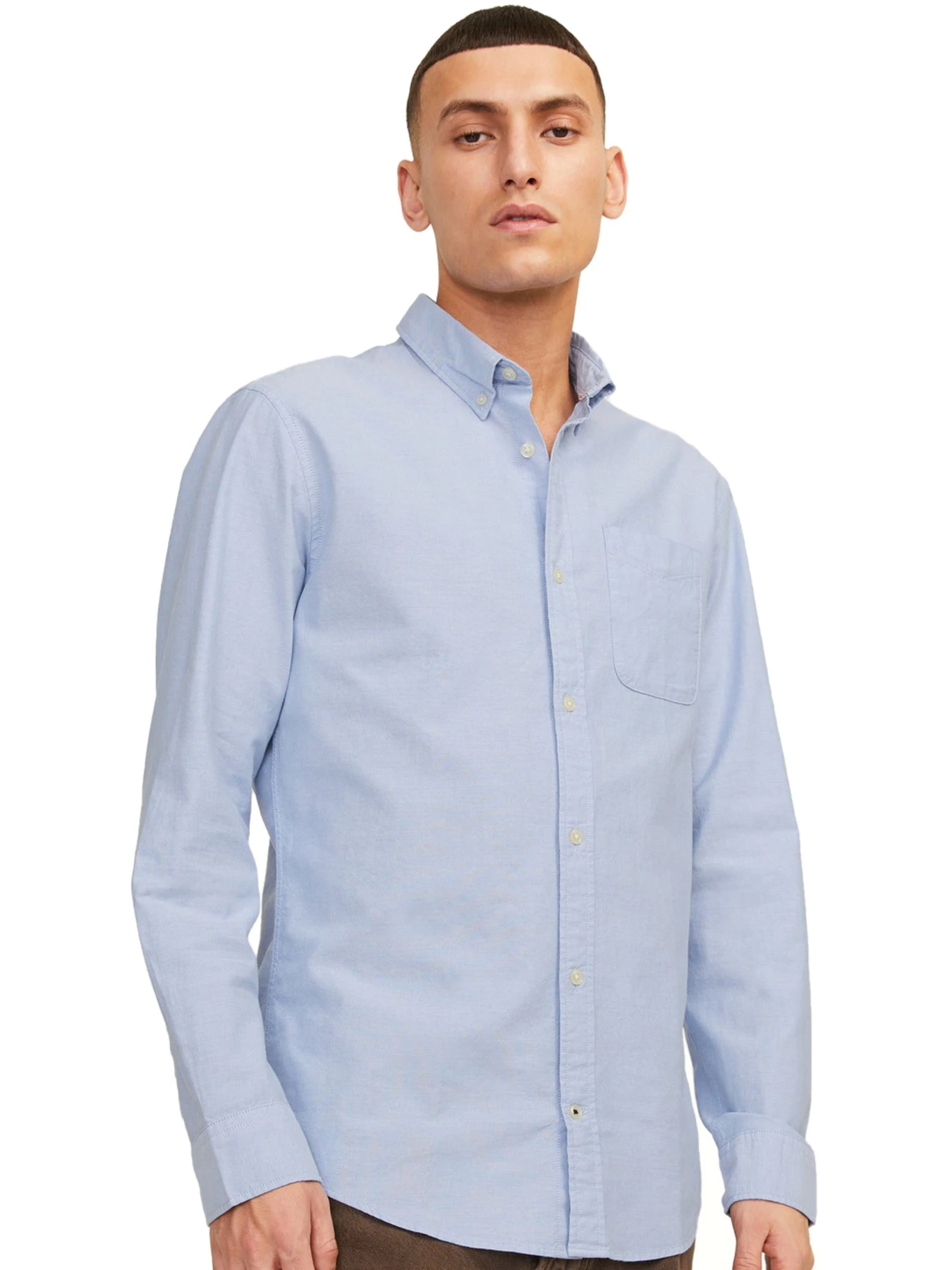 Рубашки JACK & JONES модель 12182486-Cashmere Blue Фото