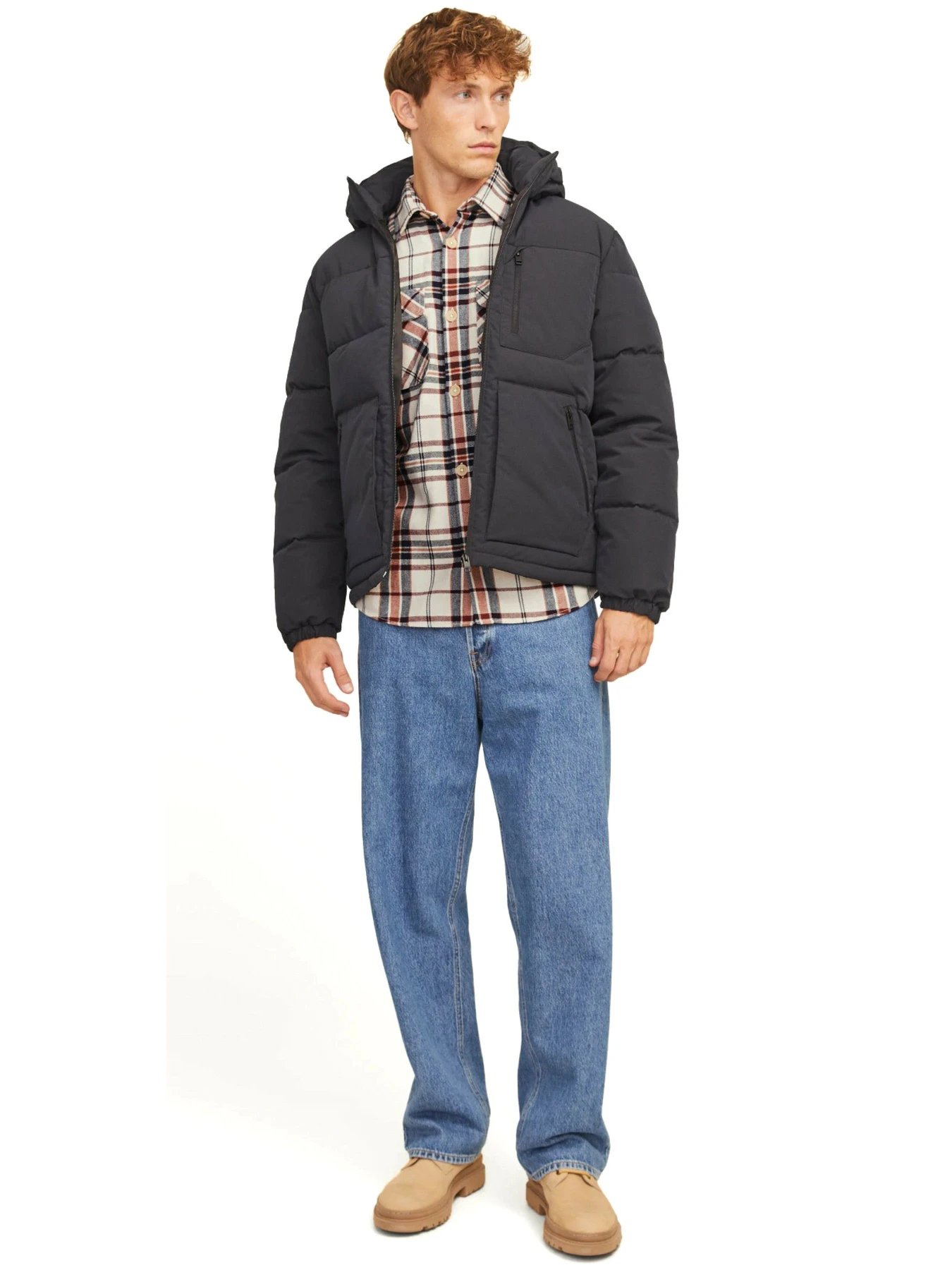 Рубашки JACK & JONES модель 12248409-Mocha Bisque Фото