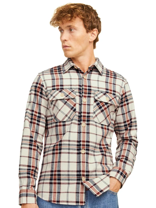 Рубашки JACK & JONES модель 12248409-Mocha Bisque Фото
