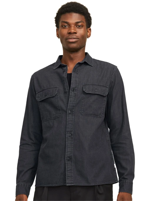 Рубашки JACK & JONES модель 12269262-Black Denim Фото