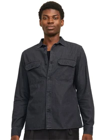 Рубашки JACK & JONES модель 12269262-Black Denim Фото