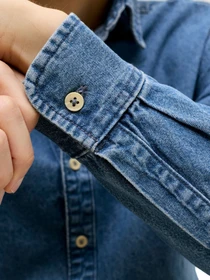 Рубашки JACK & JONES модель 12289227-Blue Denim Фото