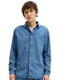 Рубашки JACK & JONES модель 12289227-Blue Denim Фото