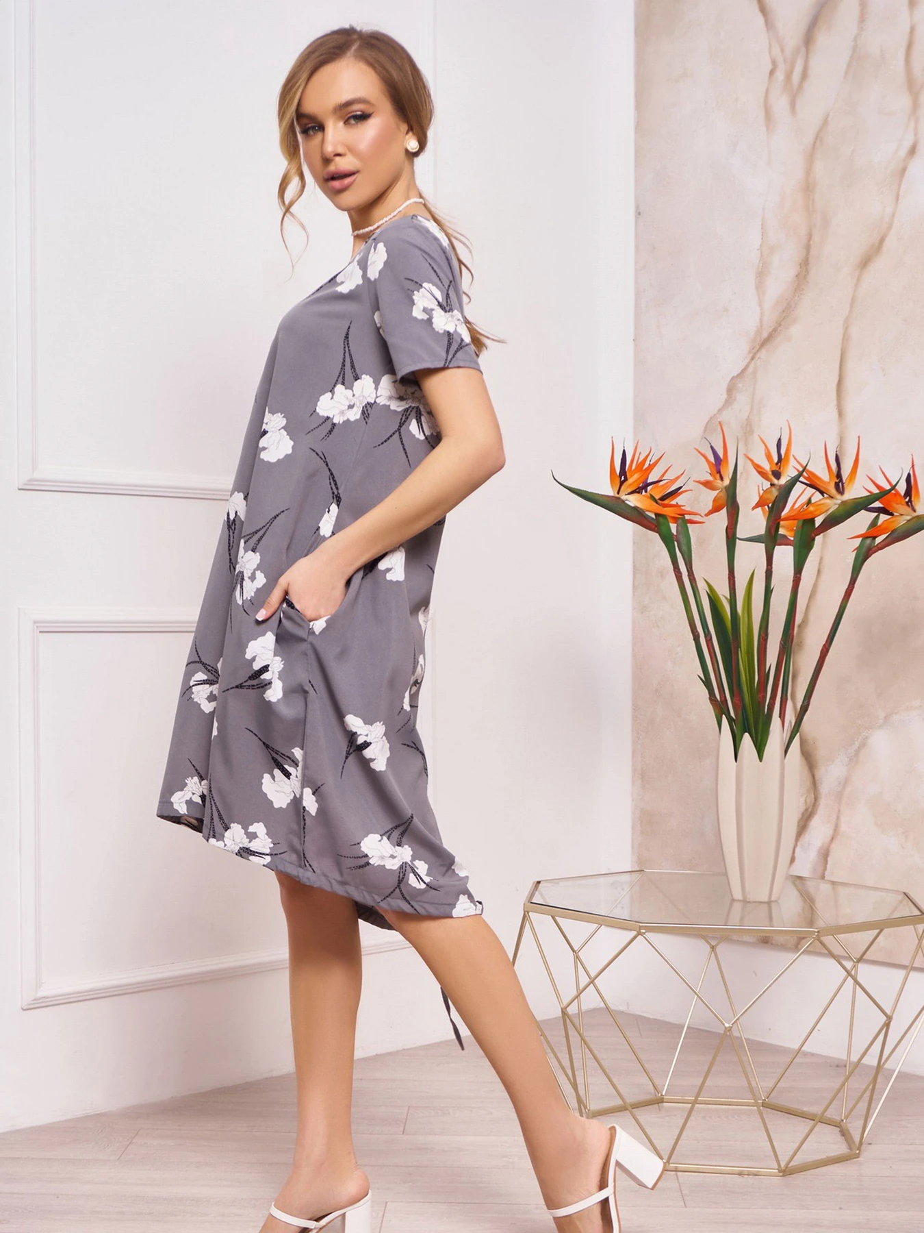 Сукні ISSA Plus модель 13250_grey Сукні ISSA Plus модель 13250_grey Фото