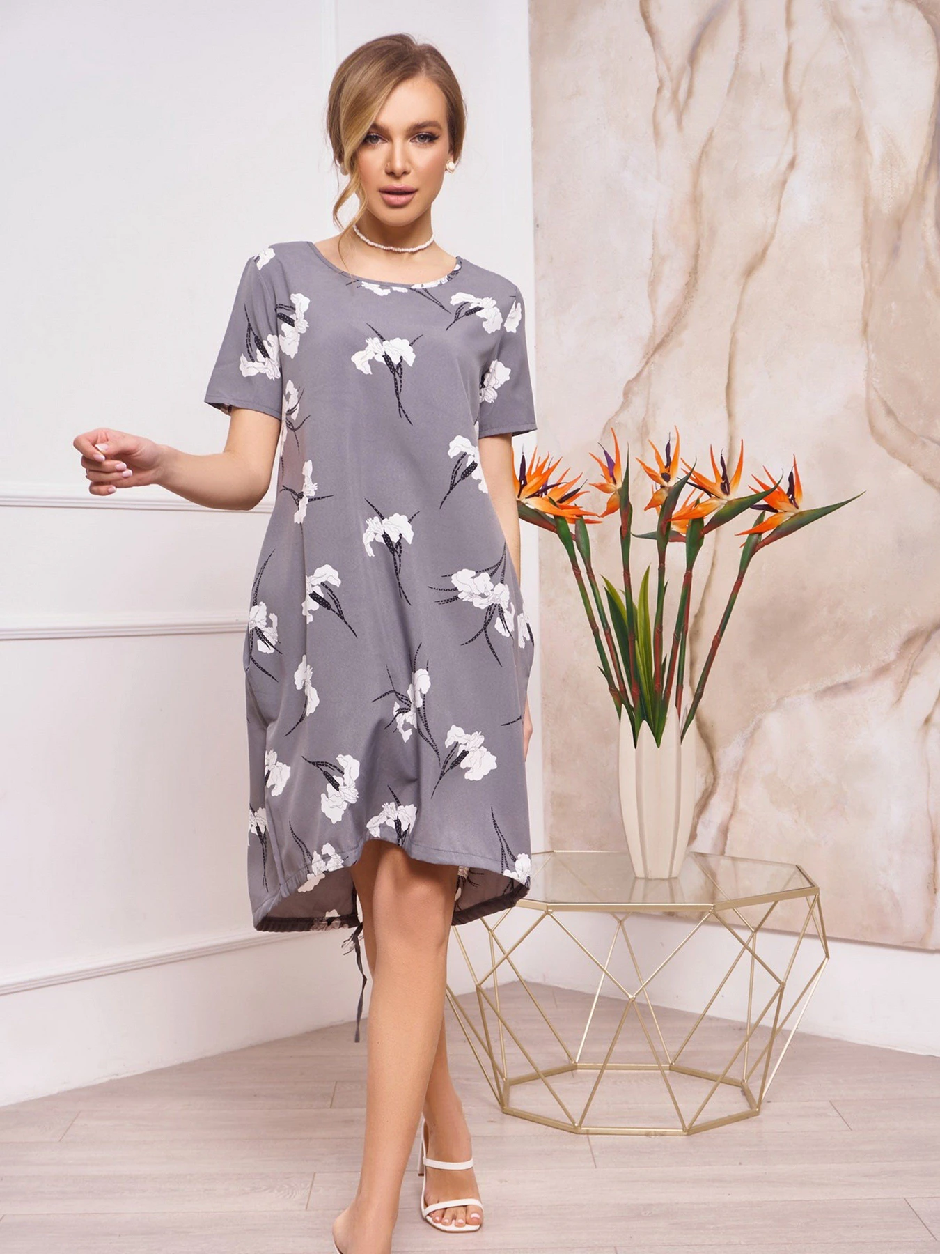 Сукні ISSA Plus модель 13250_grey Сукні ISSA Plus модель 13250_grey Фото