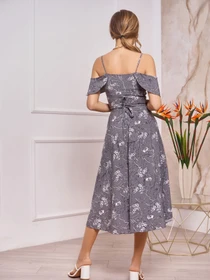 Платья ISSA Plus модель 13251_grey Фото