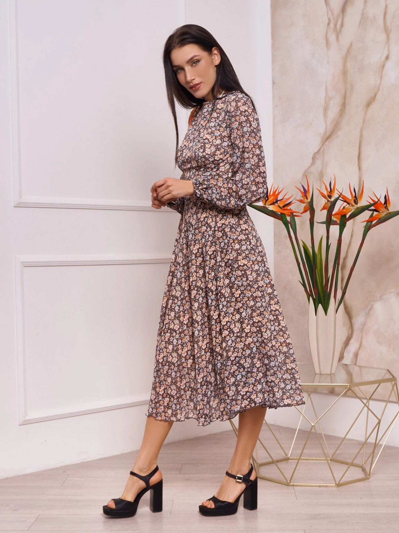Сукні ISSA Plus модель 13253_multicolor Фото