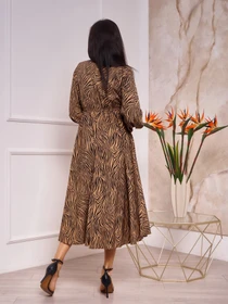 Сукні ISSA Plus модель 13265_brown Фото
