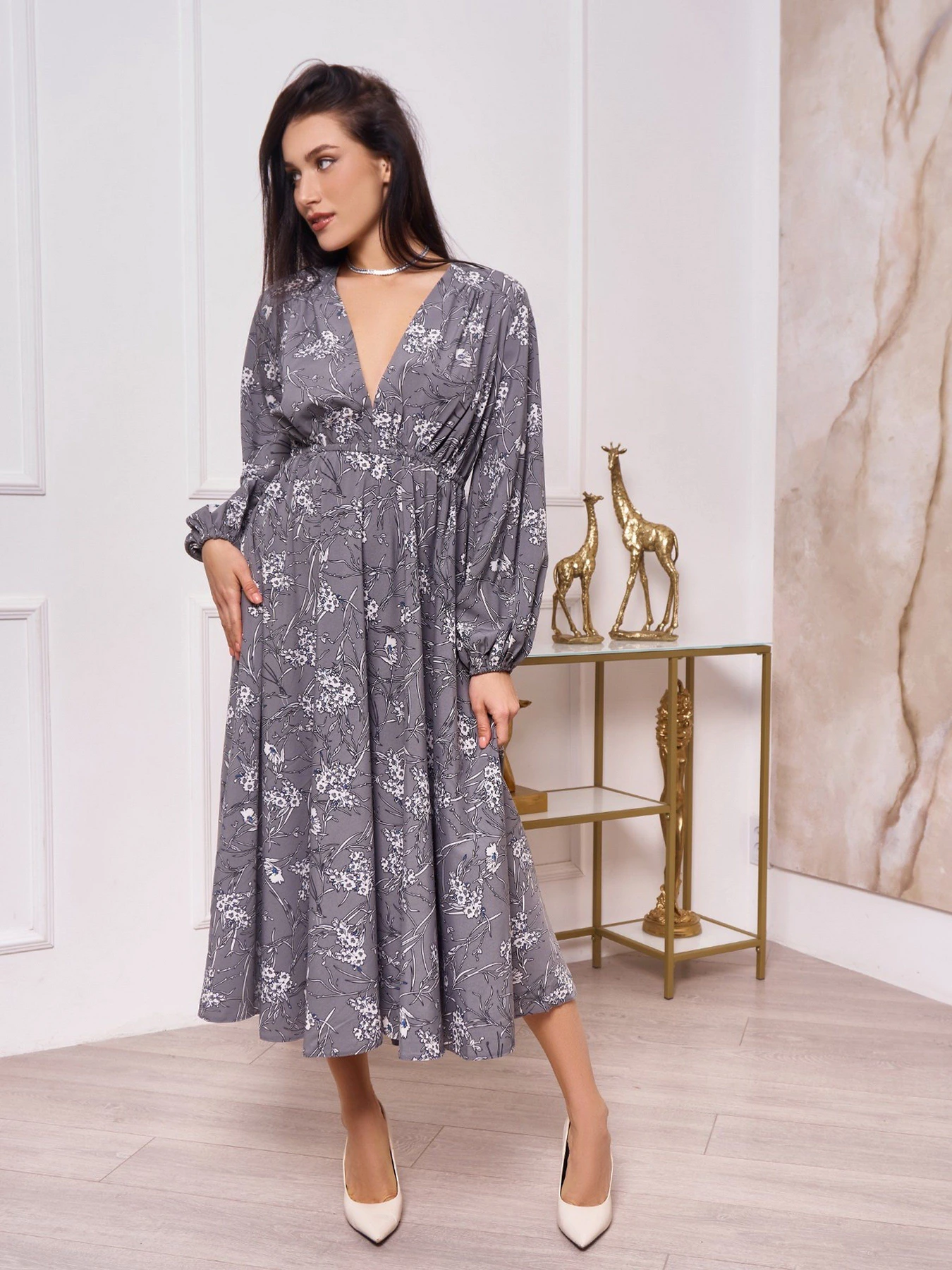 Сукні ISSA Plus модель 13267_grey Сукні ISSA Plus модель 13267_grey Фото