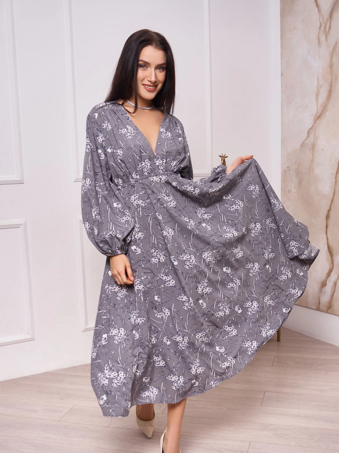 Сукні ISSA Plus модель 13267_grey Сукні ISSA Plus модель 13267_grey Фото