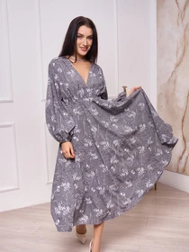 Сукні ISSA Plus модель 13267_grey Фото