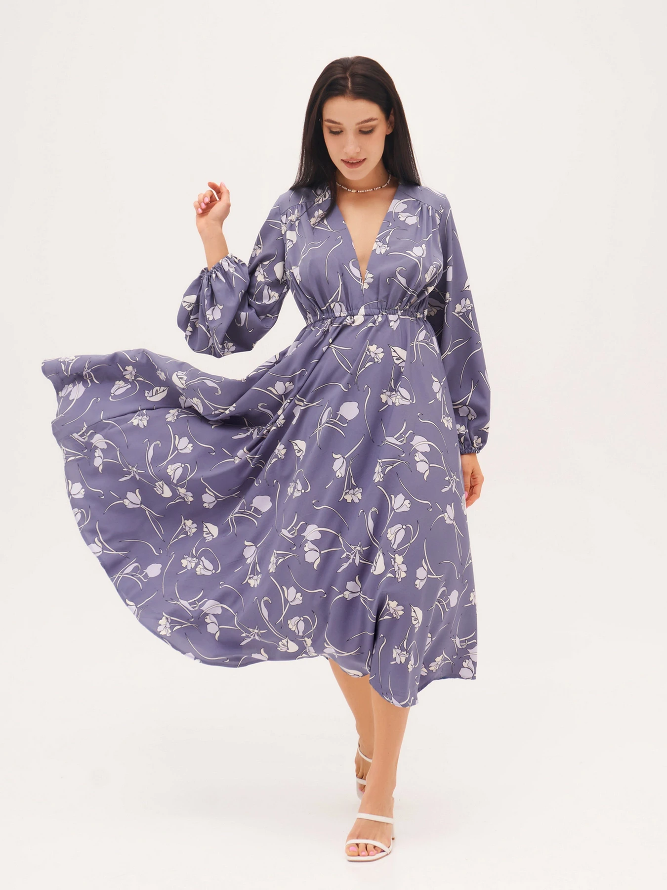 Платья ISSA Plus модель 13268_blue Платья ISSA Plus модель 13268_blue Фото