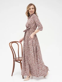Сукні ISSA Plus модель 13278_brown Фото