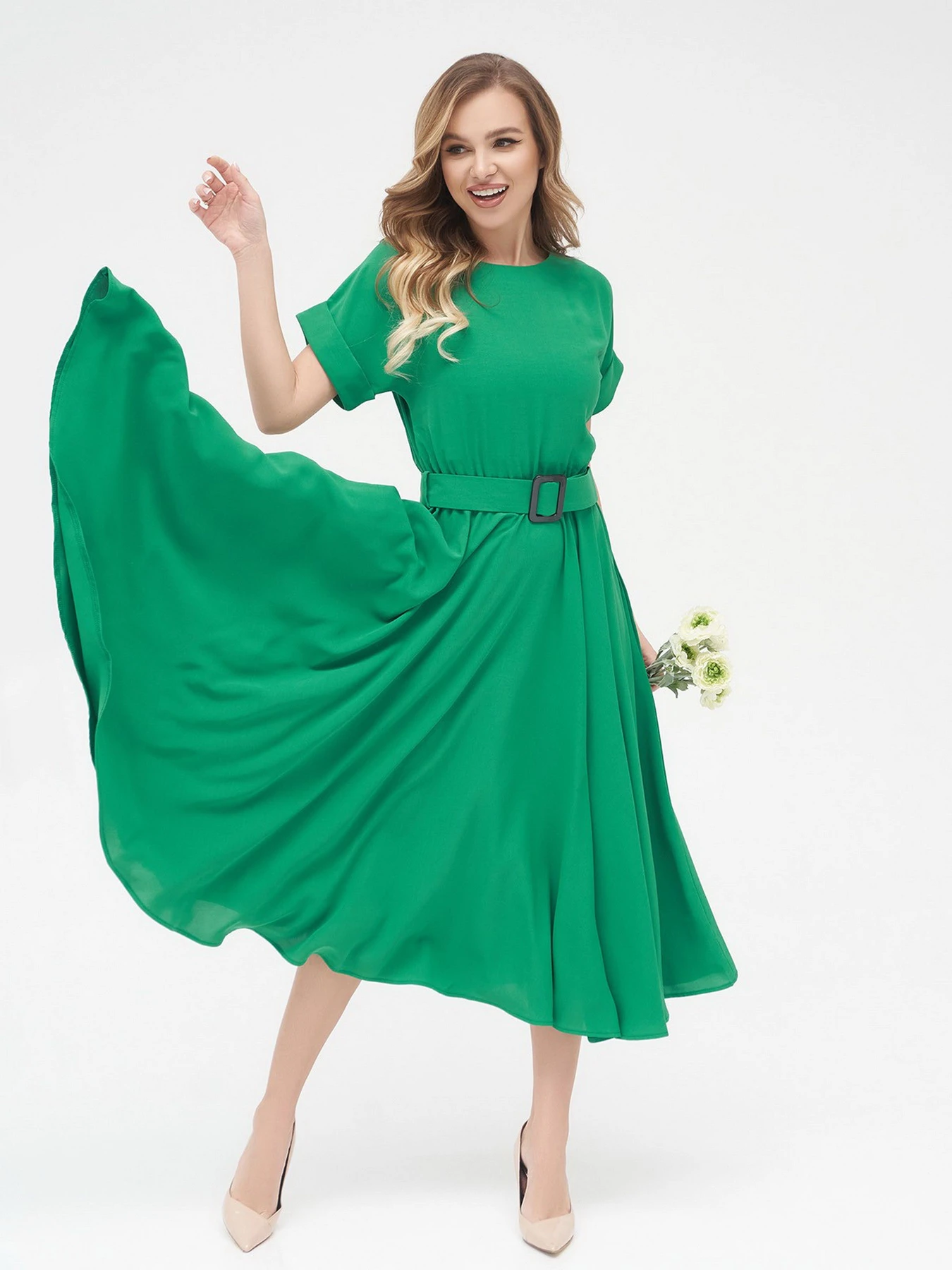 Сукні ISSA Plus модель 13279_green Фото