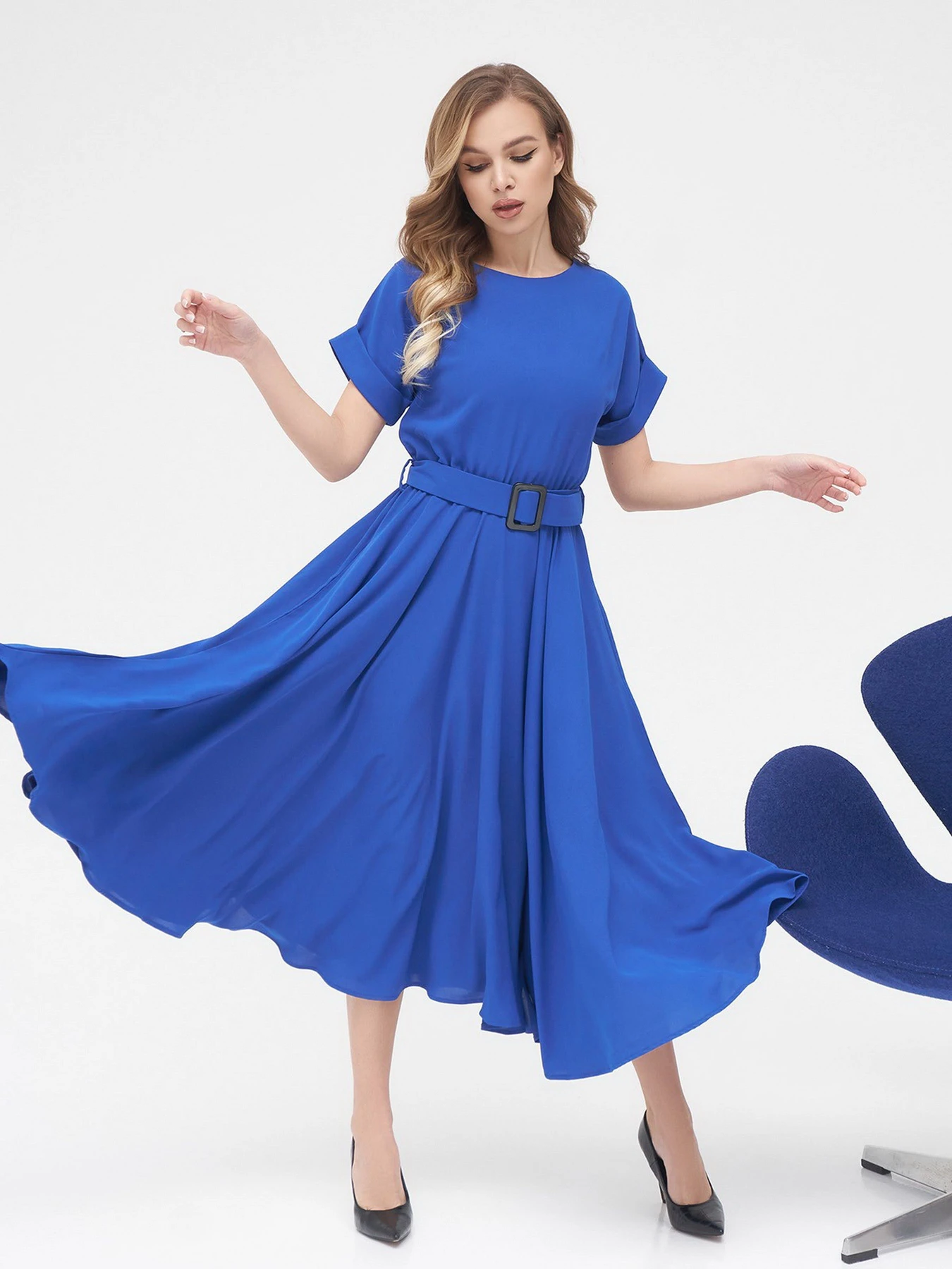 Сукні ISSA Plus модель 13279_blue Фото