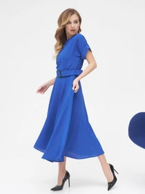 Сукні ISSA Plus модель 13279_blue Фото