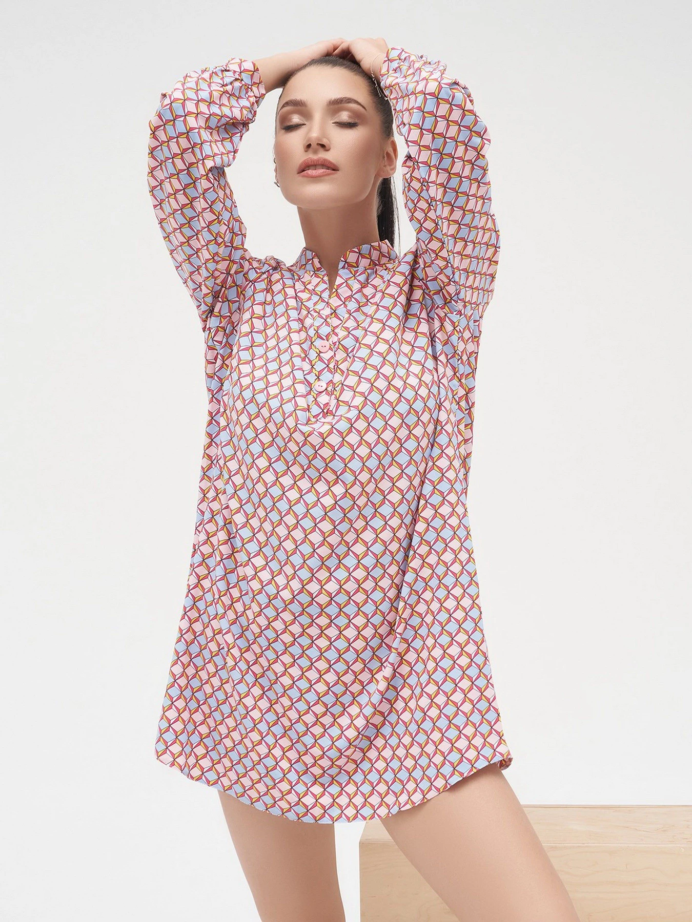 Платья ISSA Plus модель 13294_pink Платья ISSA Plus модель 13294_pink Фото