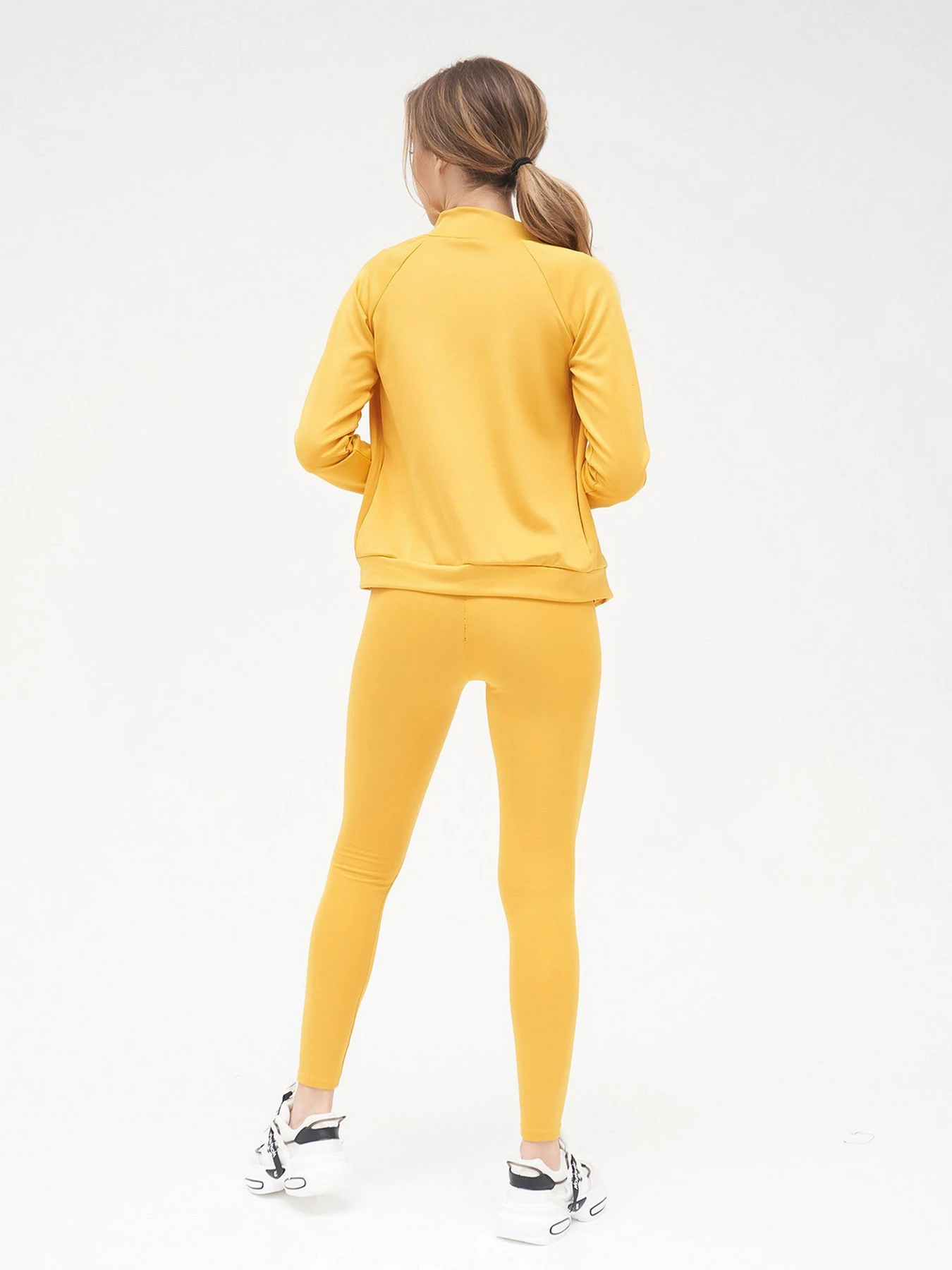 Костюмы ISSA Plus модель 13101_mustard Фото