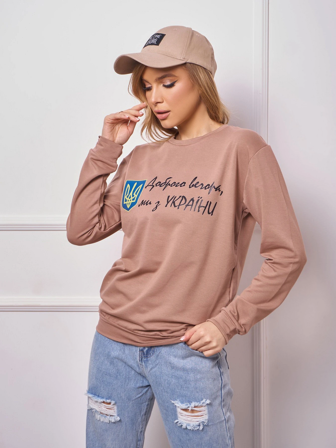 Худи и свитшоты ISSA Plus модель 13269_brown Худи и свитшоты ISSA Plus модель 13269_brown Фото
