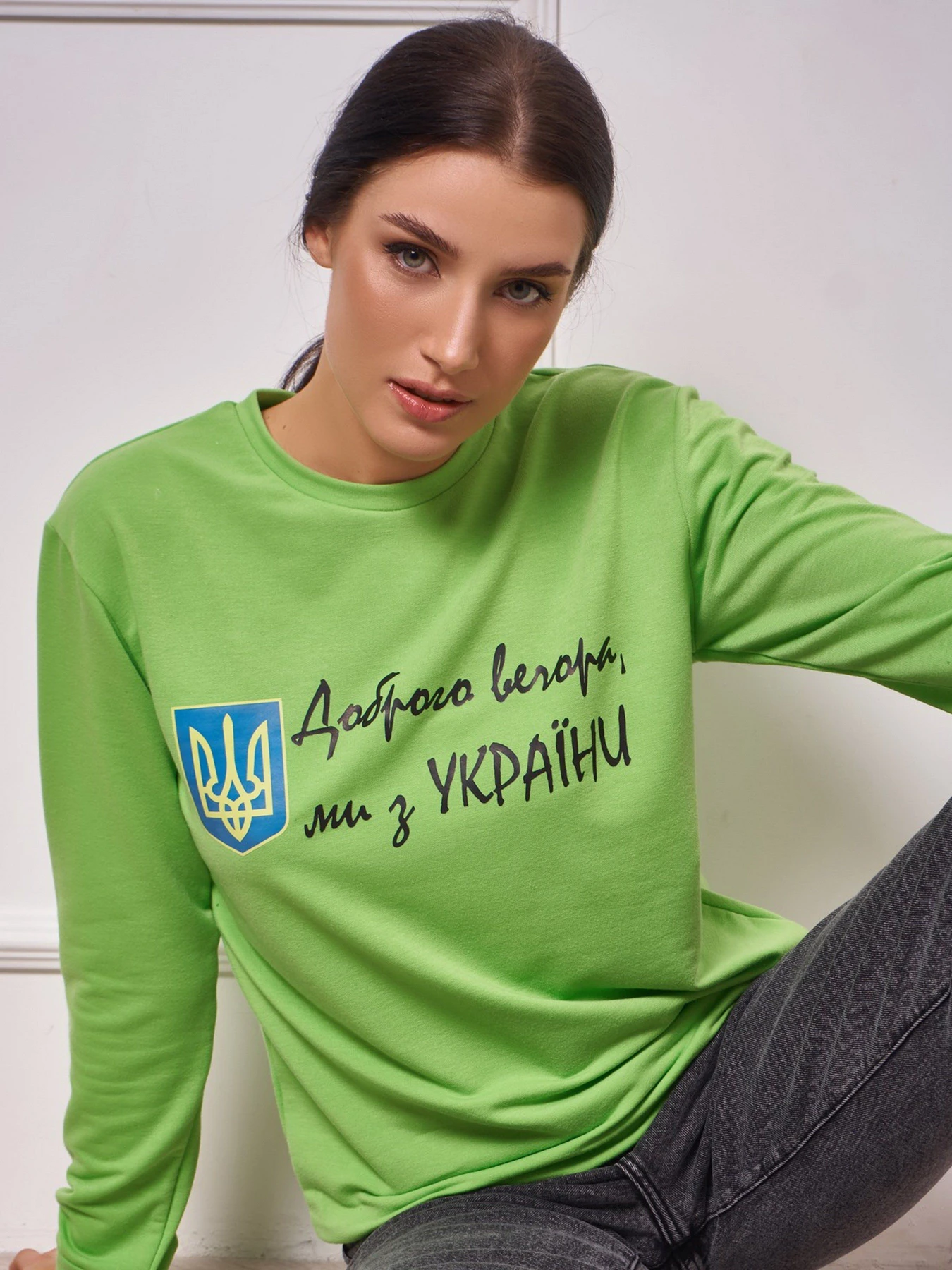 Худи и свитшоты ISSA Plus модель 13269_lightgreen Фото