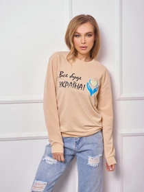 Худі та світшоти ISSA Plus модель 13270_beige Фото