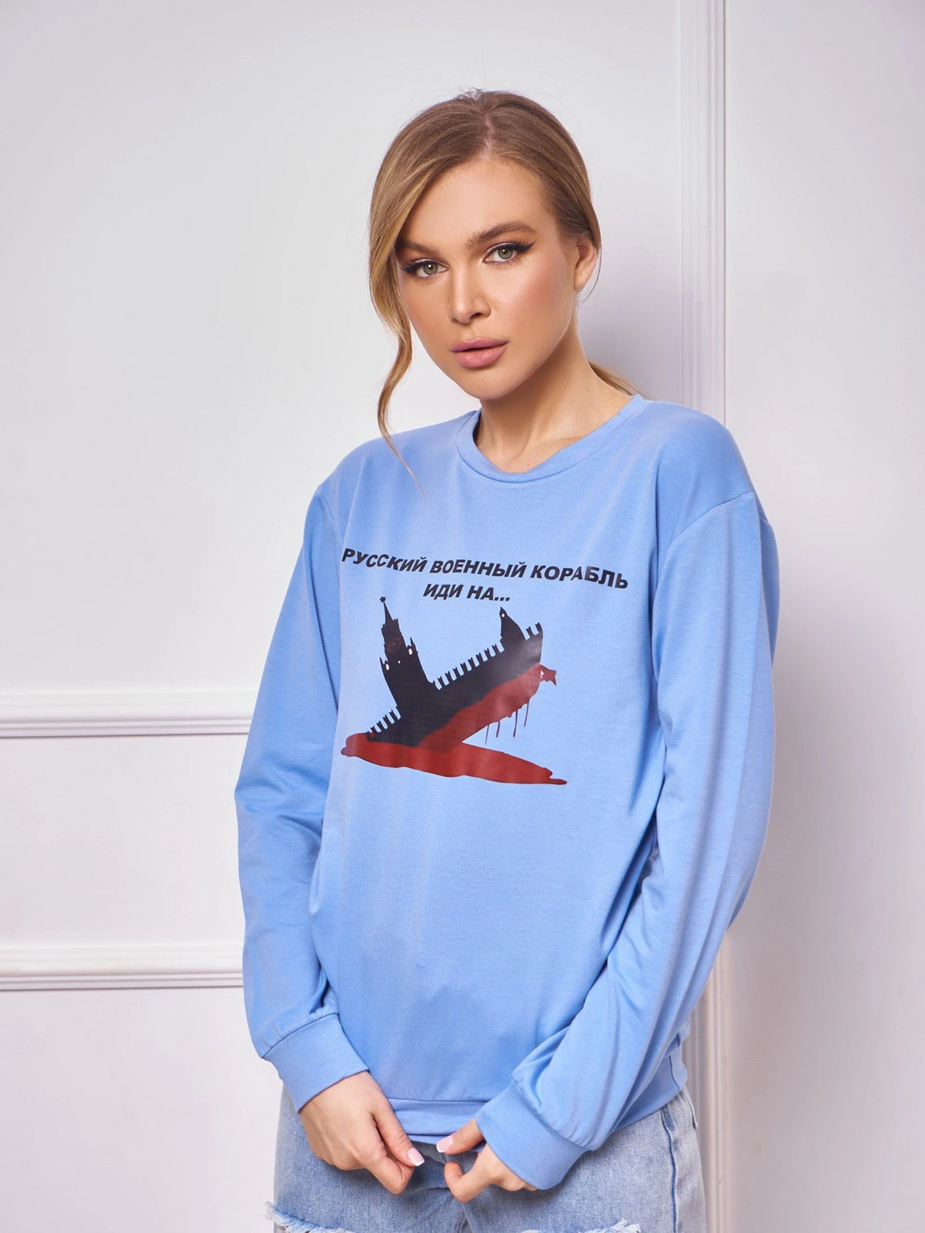 Худи и свитшоты ISSA Plus модель 13272_blue Худи и свитшоты ISSA Plus модель 13272_blue Фото