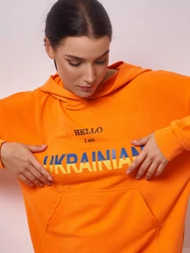 Худи и свитшоты ISSA Plus модель 13273_orange Фото