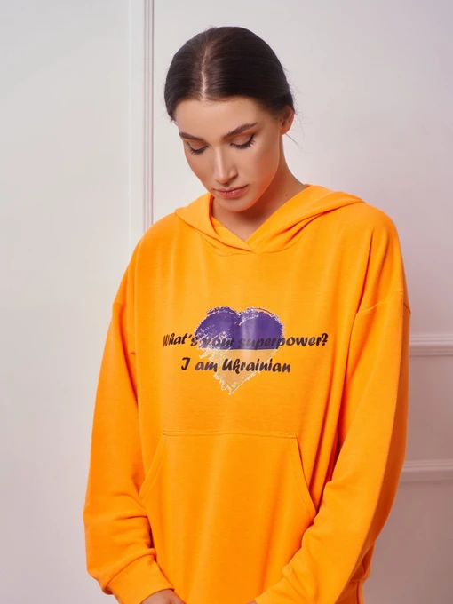 Худи и свитшоты ISSA Plus модель 13274_orange Фото