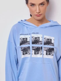 Худи и свитшоты ISSA Plus модель 13276_blue Фото