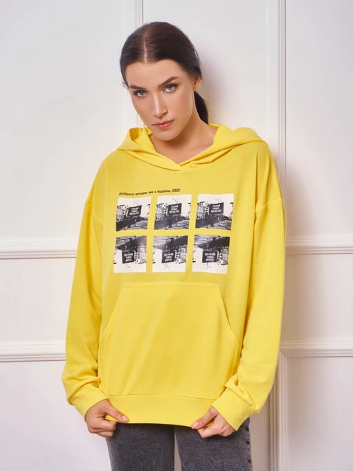 Худи и свитшоты ISSA Plus модель 13276_yellow Фото