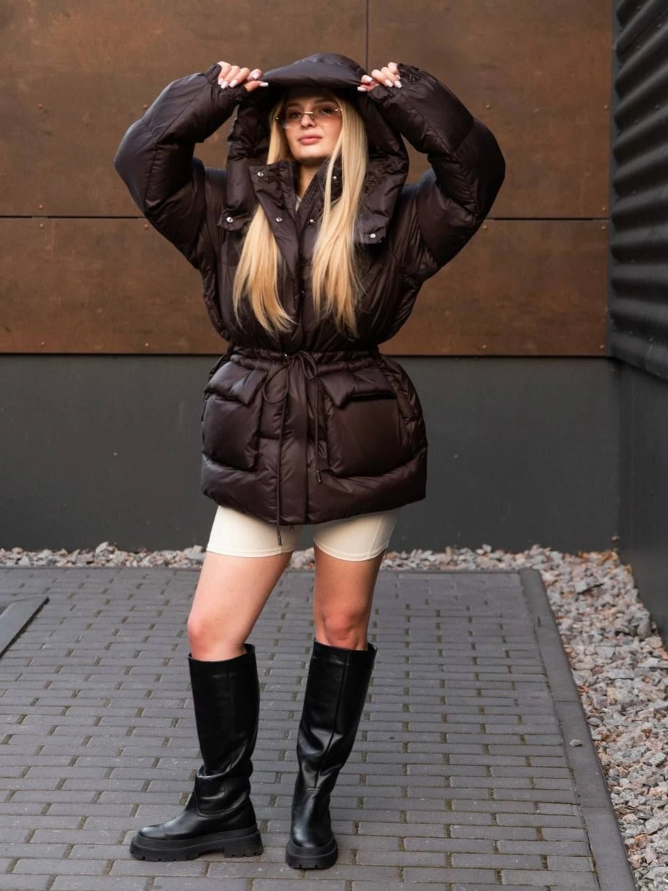Куртки та дублянки Tian модель Melissa-TN-DARKBROWN Фото