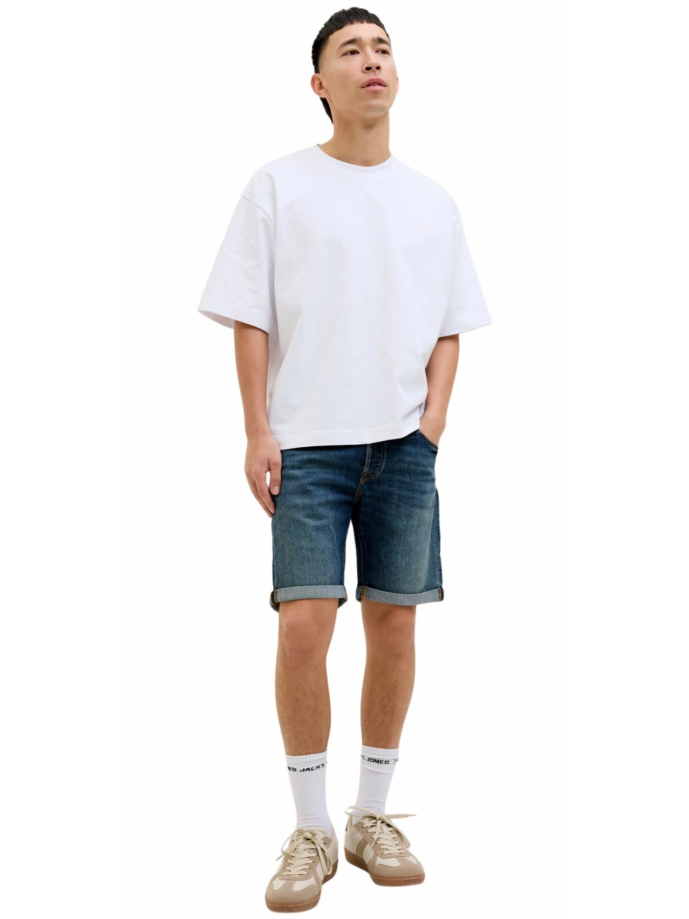 Шорты JACK & JONES модель 12269608-Blue Denim Шорты JACK & JONES модель 12269608-Blue Denim Фото