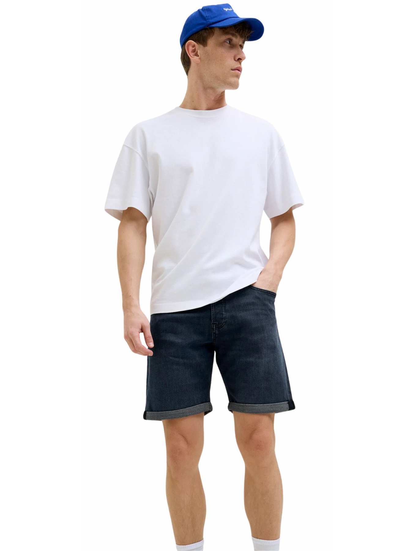Шорты JACK & JONES модель 12275681-Blue Denim Шорты JACK & JONES модель 12275681-Blue Denim Фото