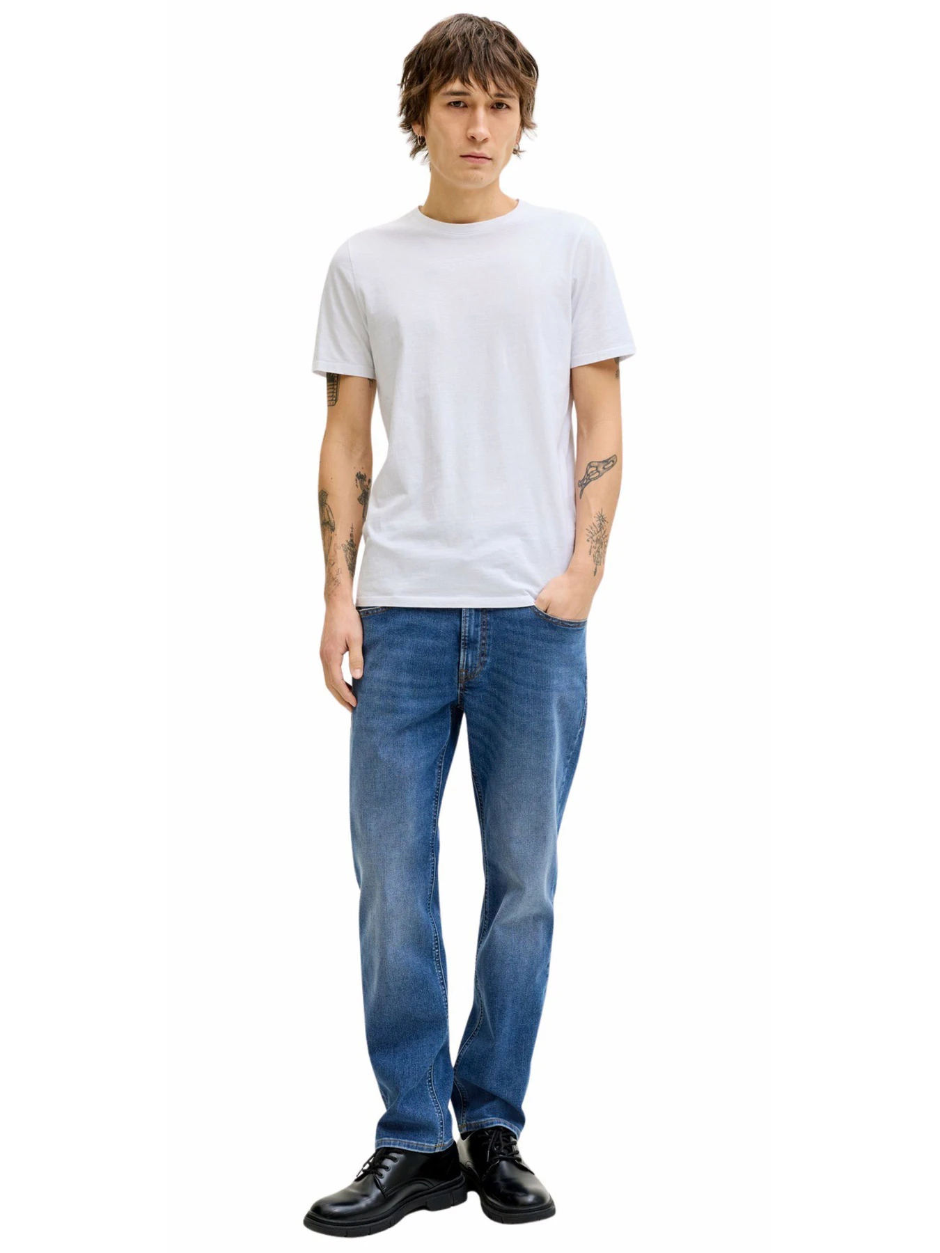 Джинсы JACK & JONES модель 12282669-Blue Denim Джинсы JACK & JONES модель 12282669-Blue Denim Фото