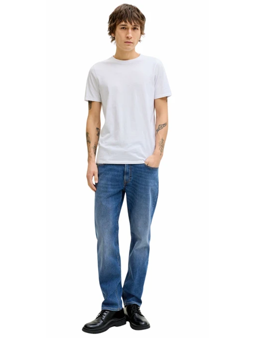 Бавовняні Чоловічі Прямі джинси JACK & JONES фото 3
