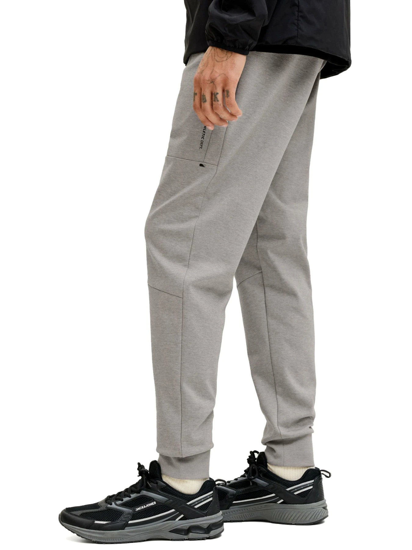 Брюки JACK & JONES модель 12288623-Light Grey Melange Брюки JACK & JONES модель 12288623-Light Grey Melange Фото