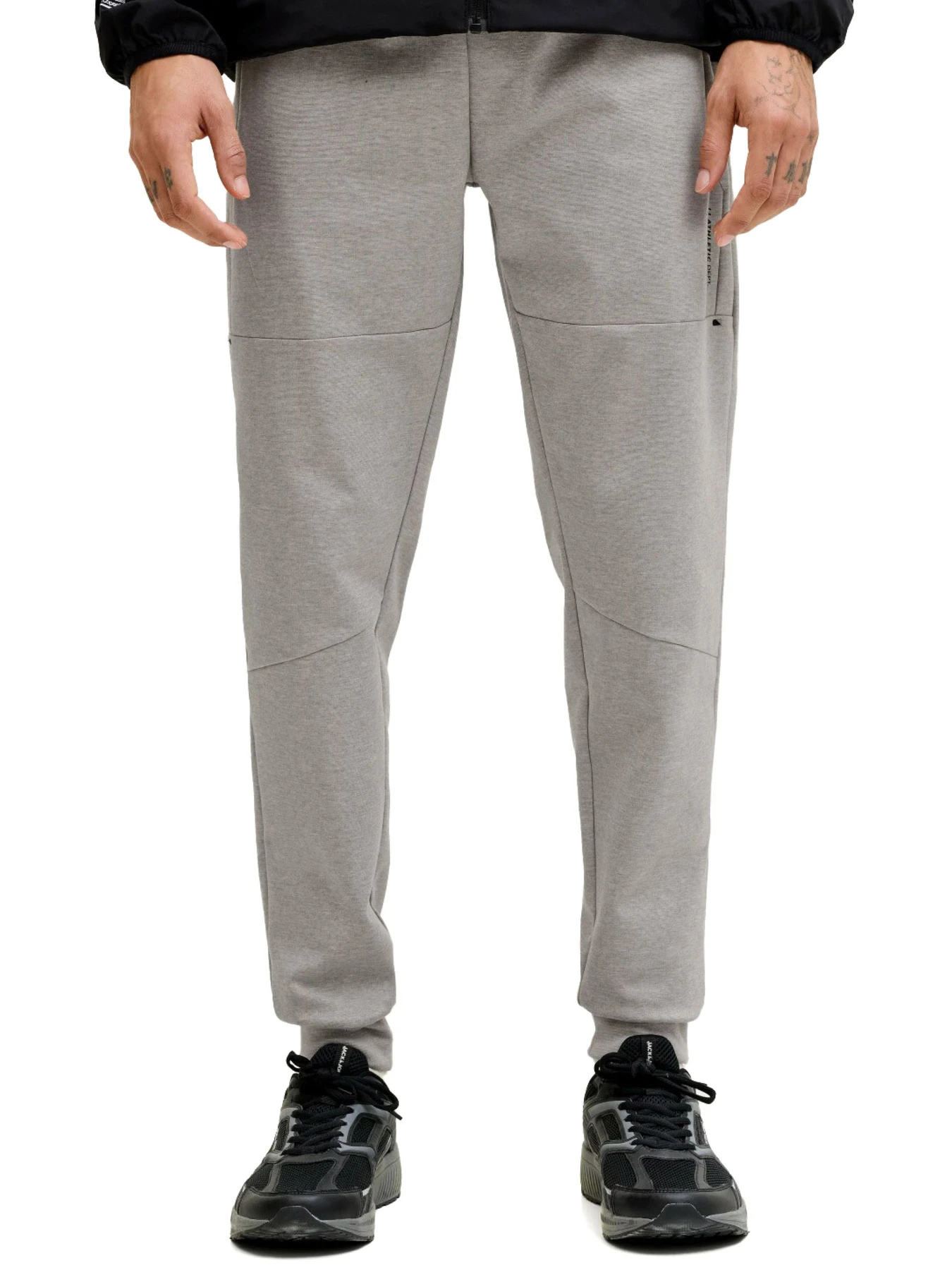 Брюки JACK & JONES модель 12288623-Light Grey Melange Брюки JACK & JONES модель 12288623-Light Grey Melange Фото