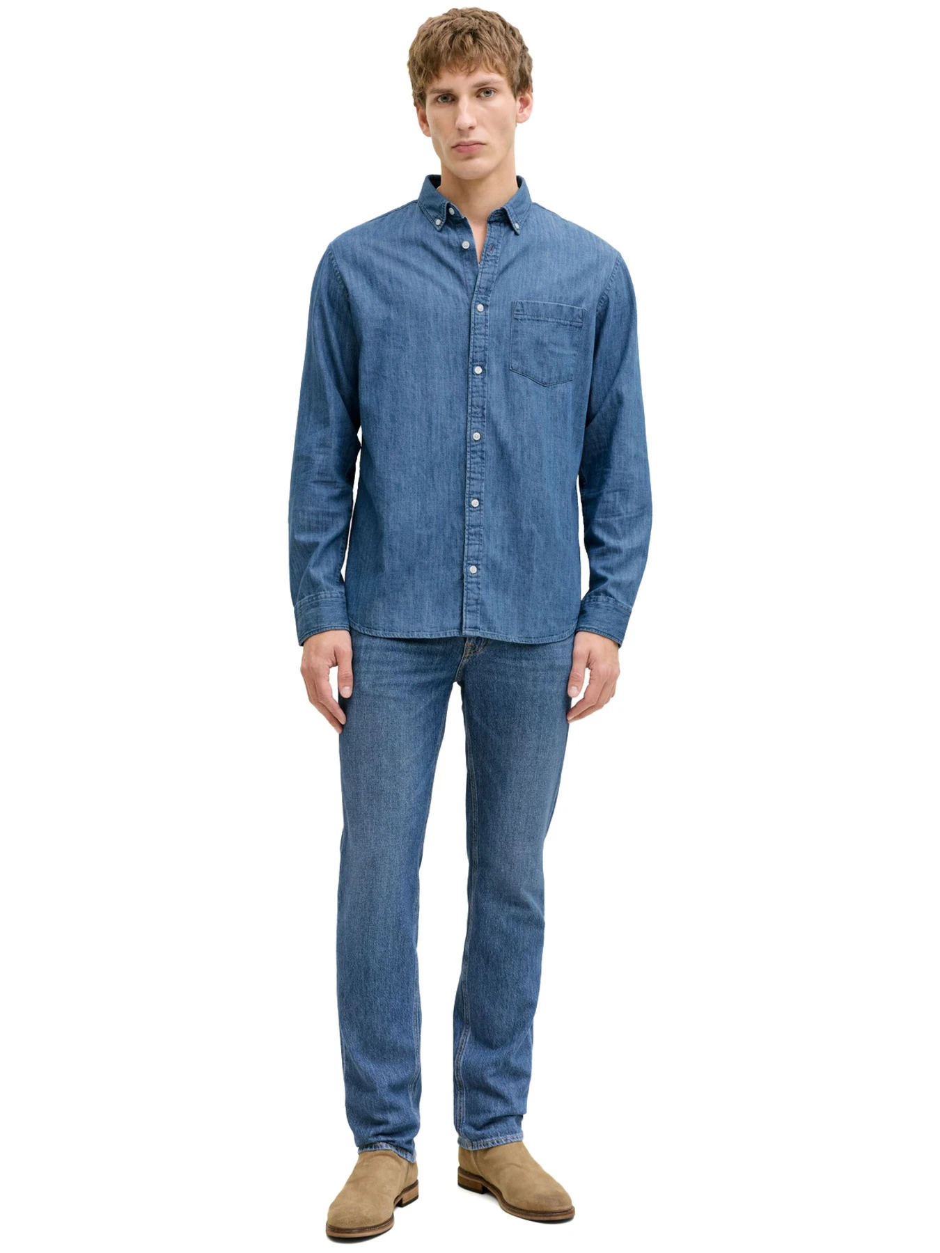 Джинсы JACK & JONES модель 12291693-Blue Denim Джинсы JACK & JONES модель 12291693-Blue Denim Фото