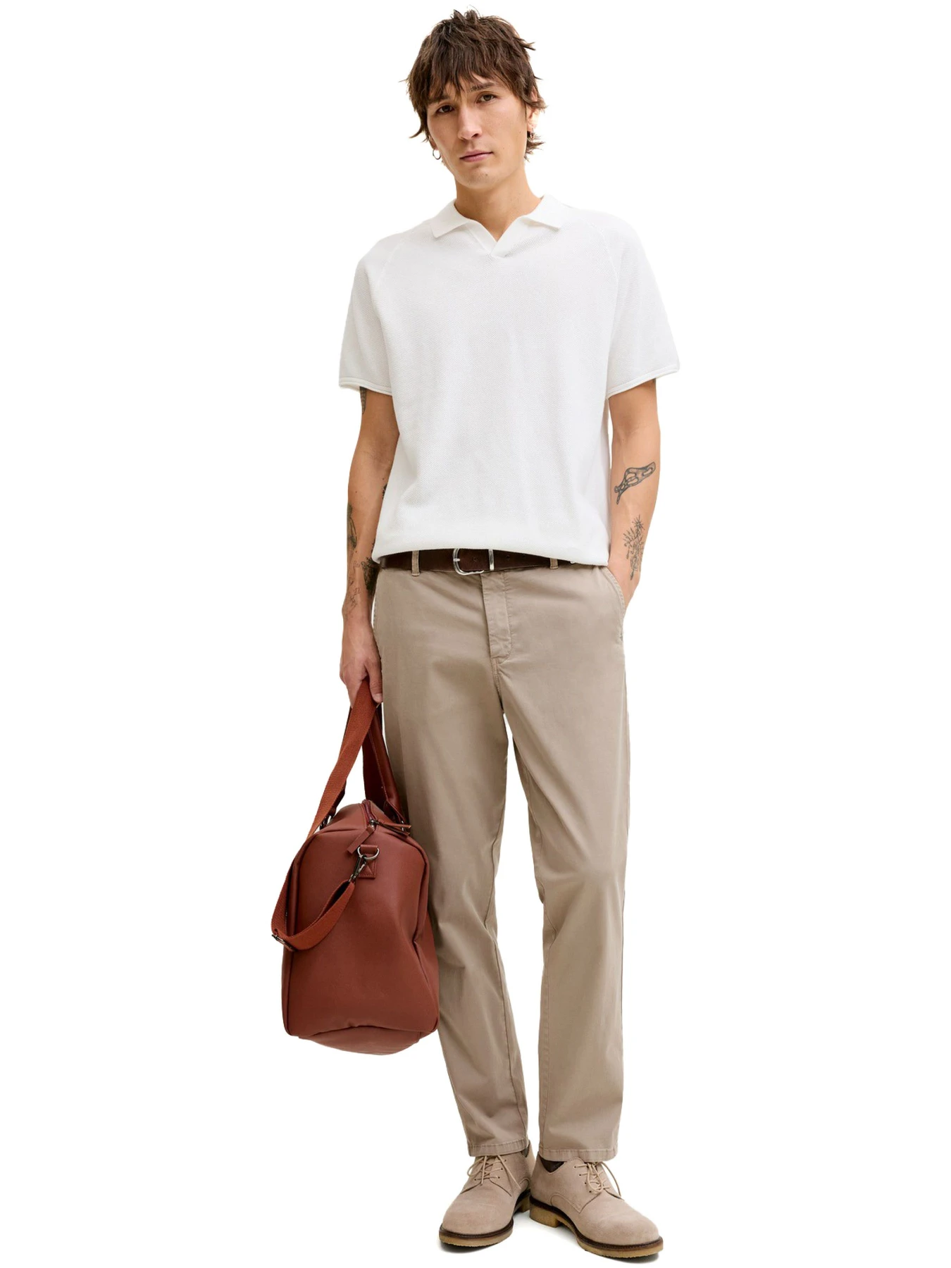 Брюки JACK & JONES модель 12292970-Lemon Pepper Фото