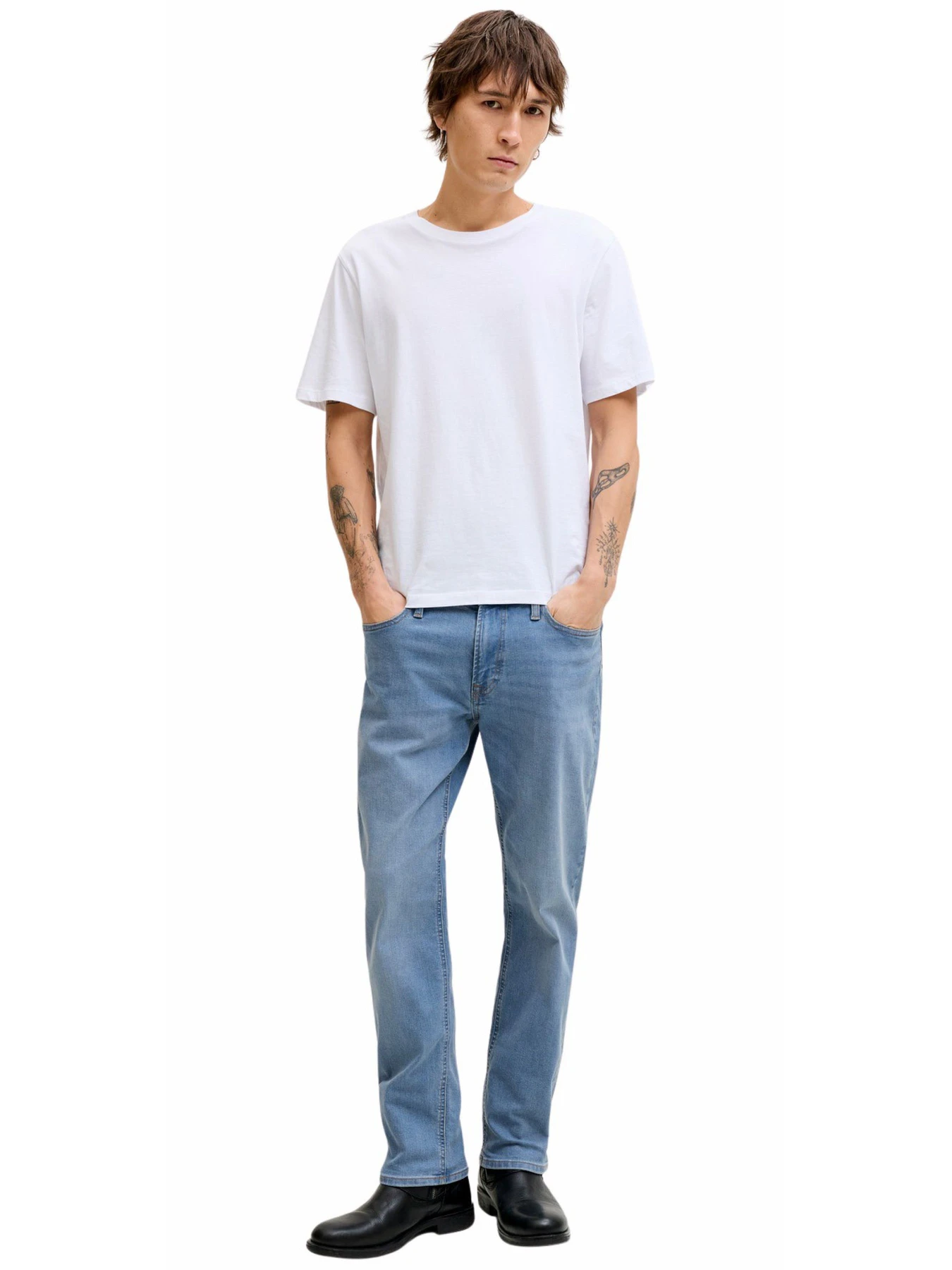 Джинсы JACK & JONES модель 12293552-Blue Denim Джинсы JACK & JONES модель 12293552-Blue Denim Фото