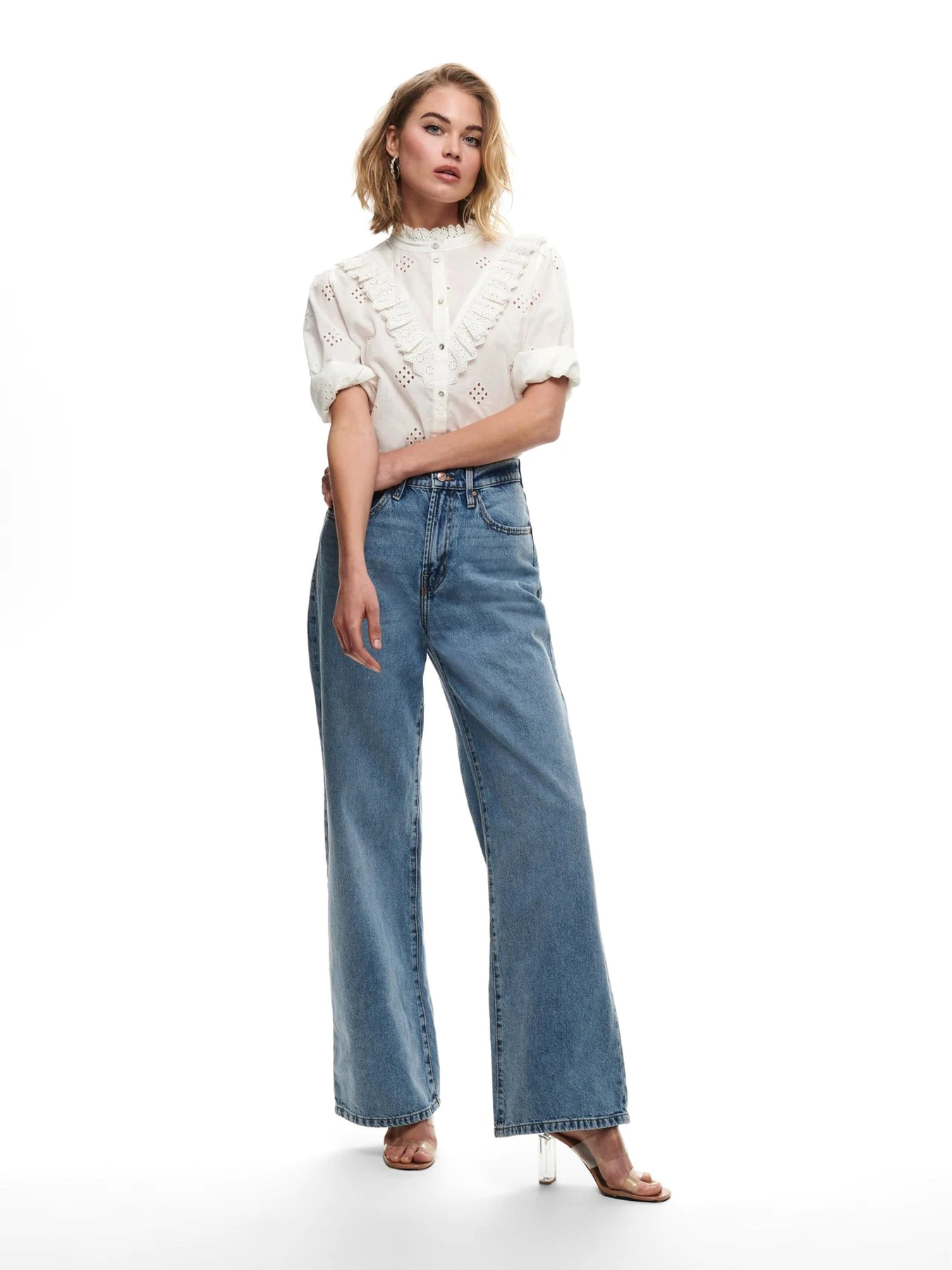 Джинсы Only модель 15222070-Light Blue Denim Фото