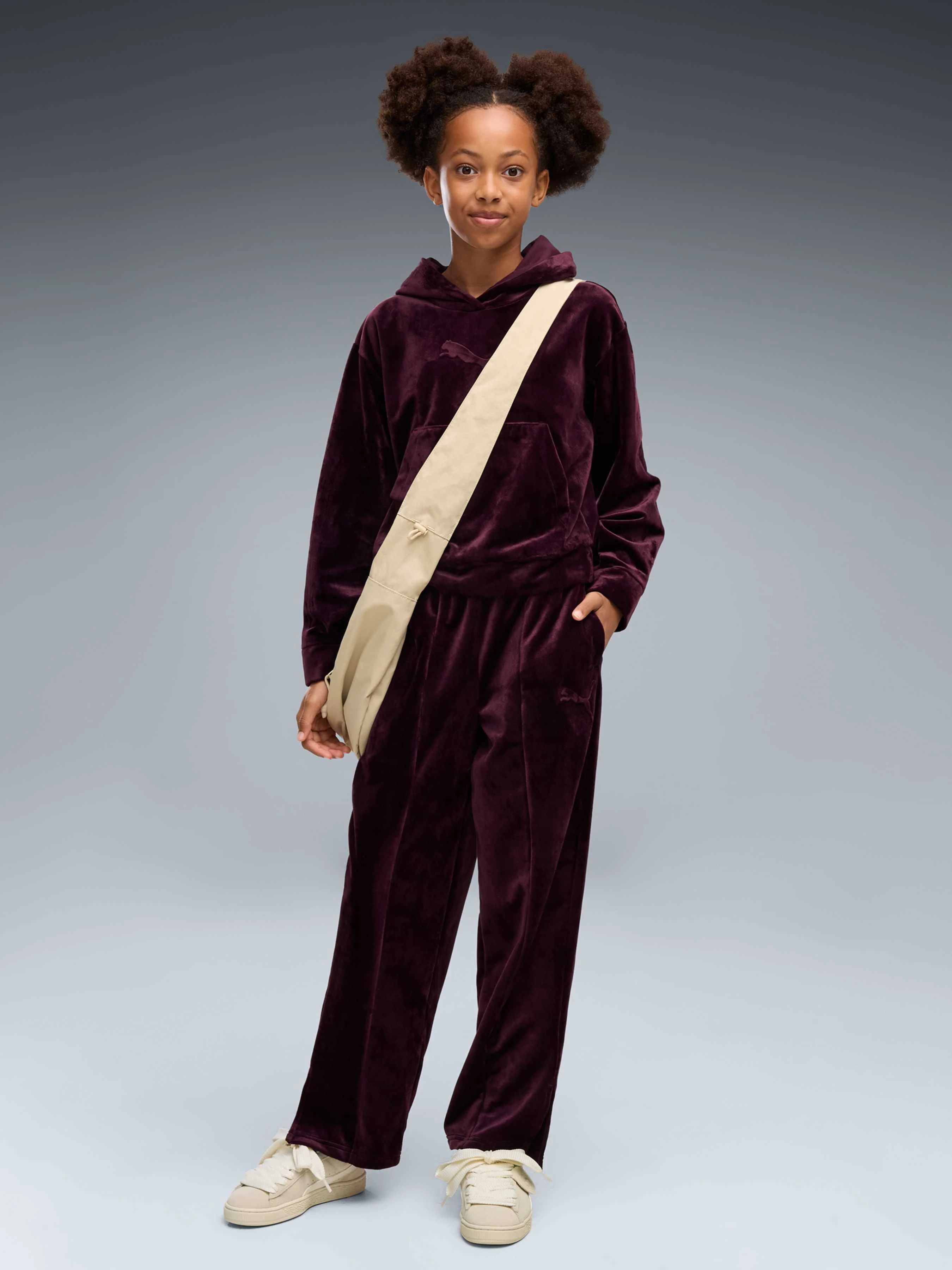 Дитячі Спортивні штани PUMA Ess Elevated Velour Straight фото 3
