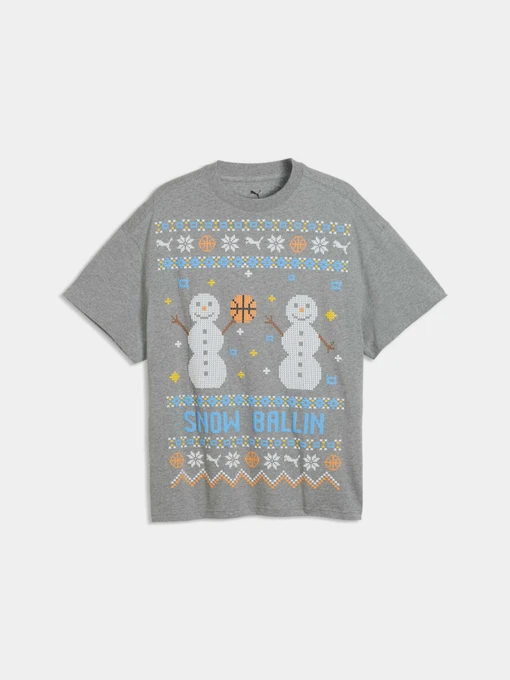 Футболки и поло PUMA Jawliday Tee Ss модель 637246 Фото