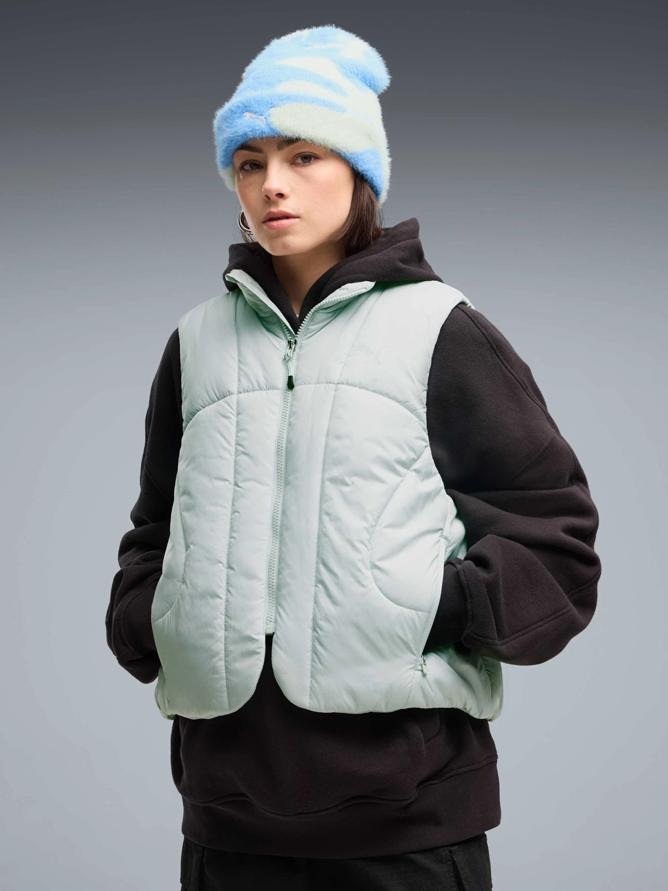 Куртки и дубленки PUMA Tech Sense Puffer Vest W модель 637146 Куртки и дубленки PUMA Tech Sense Puffer Vest W модель 637146 Фото