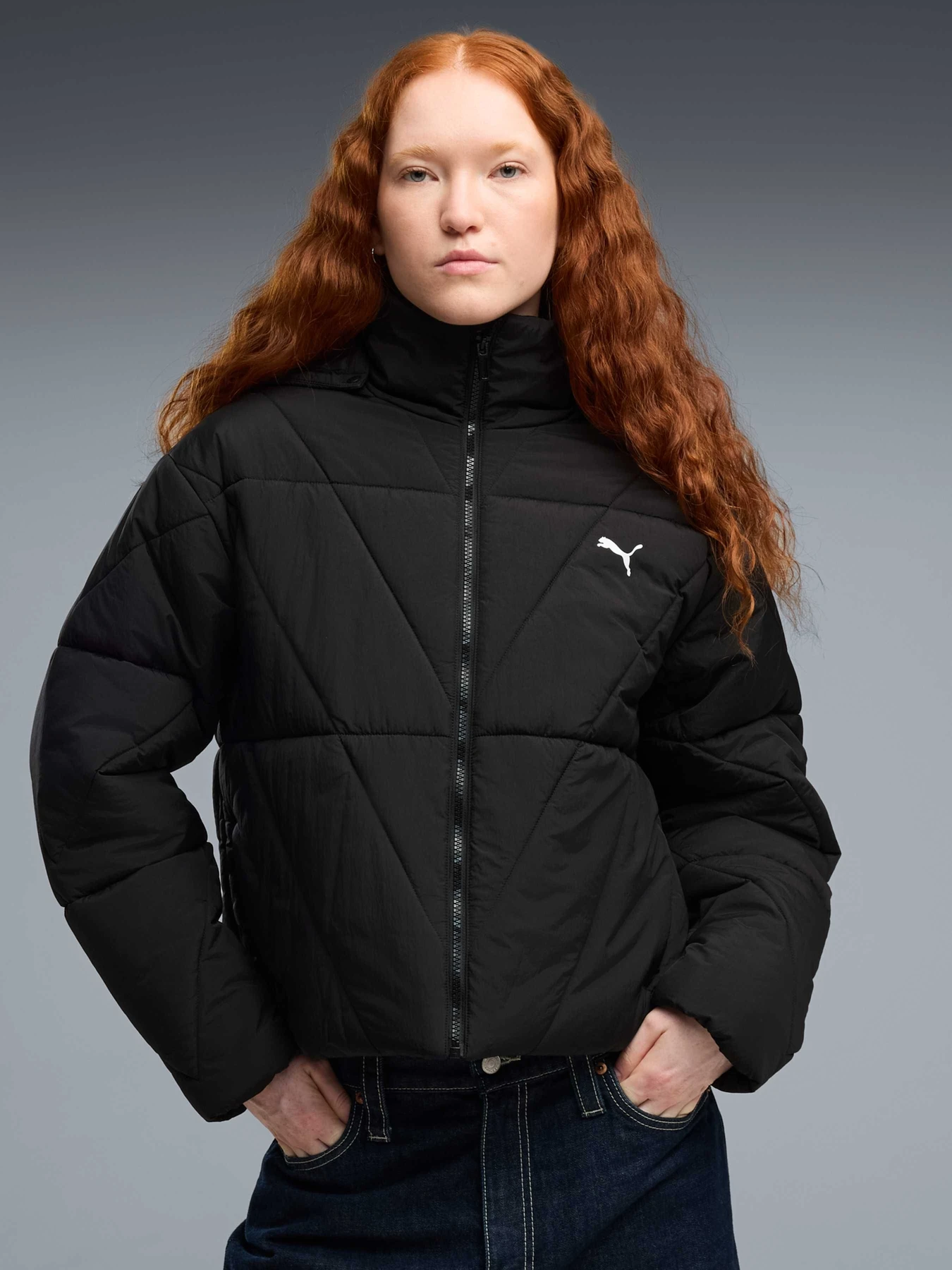 Куртки и дубленки PUMA Quilted Puffer Jacket W модель 694568 Куртки и дубленки PUMA Quilted Puffer Jacket W модель 694568 Фото