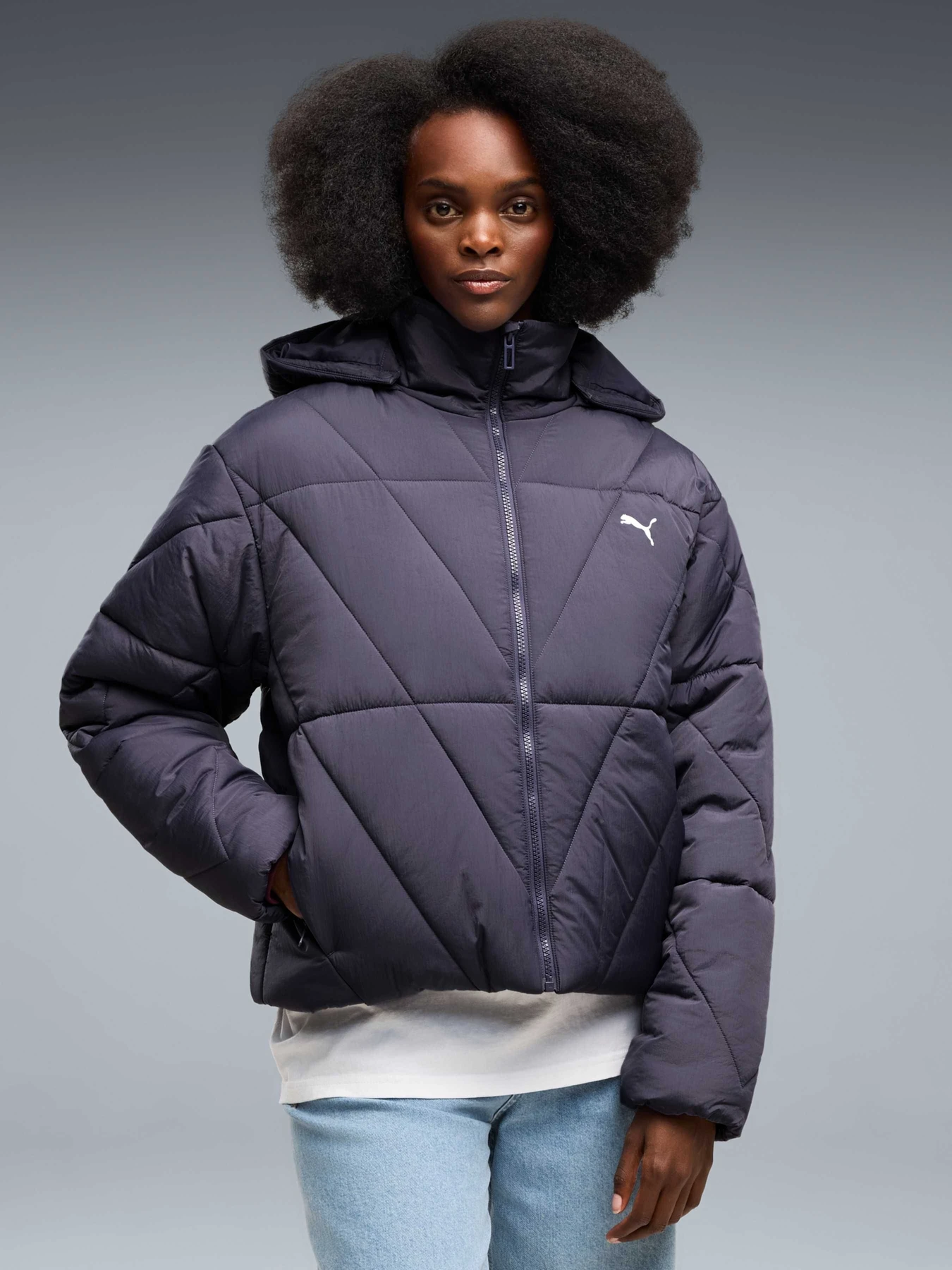 Куртки и дубленки PUMA Quilted Puffer Jacket W модель 694568 Куртки и дубленки PUMA Quilted Puffer Jacket W модель 694568 Фото