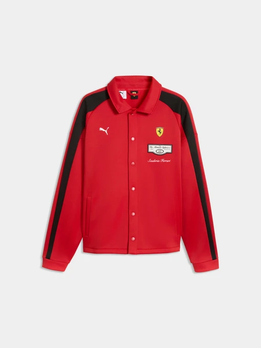 Худи и свитшоты PUMA Ferrari T7 Track Jkt модель 637055 Фото