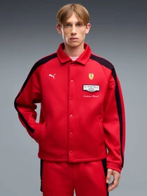 Худи и свитшоты PUMA Ferrari T7 Track Jkt модель 637055 Фото