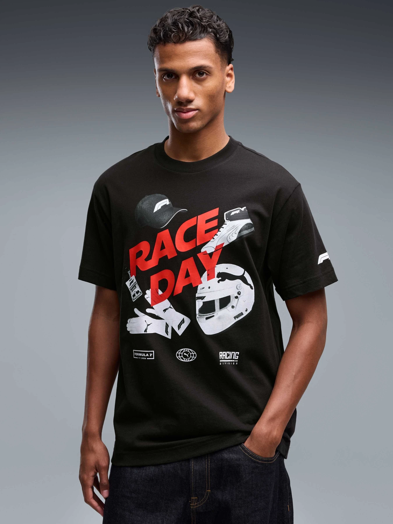 Футболки и поло PUMA F1 Race Day Graphic Tee модель 637115 Фото