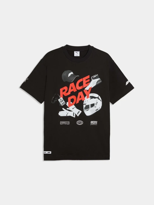 Футболки и поло PUMA F1 Race Day Graphic Tee модель 637115 Фото